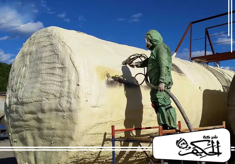 شركة عزل الخزان من الخارج في راس الخيمة 0547842313 شركة الحكيم نستخدم في شركة عزل الخزان من الخارج في راس الخيمة مواد عالية الجودة لضمان العزل الكامل في الظروف الصعبة.